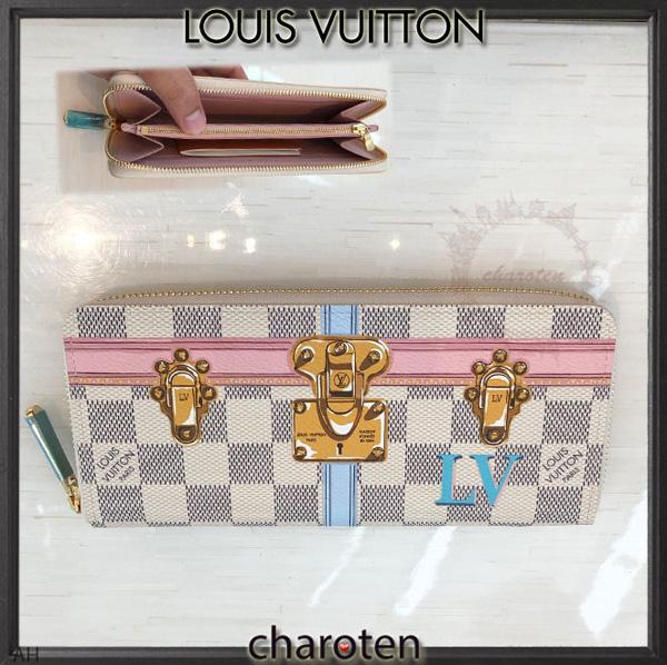 2018夏限定トランク柄 ダミエ白 Louis vuitton ルイヴィトンスーパーコピー クレマンス N60109